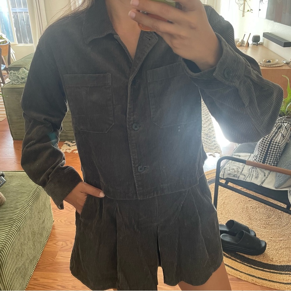 Corduroy skort set